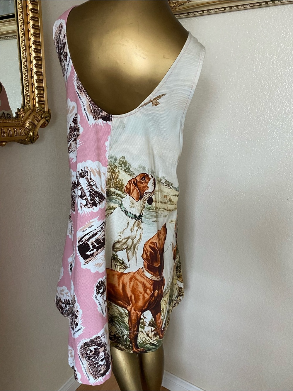 Anthropologie Maeve Keiko Dog Motif Dress - Picture 6 of 14